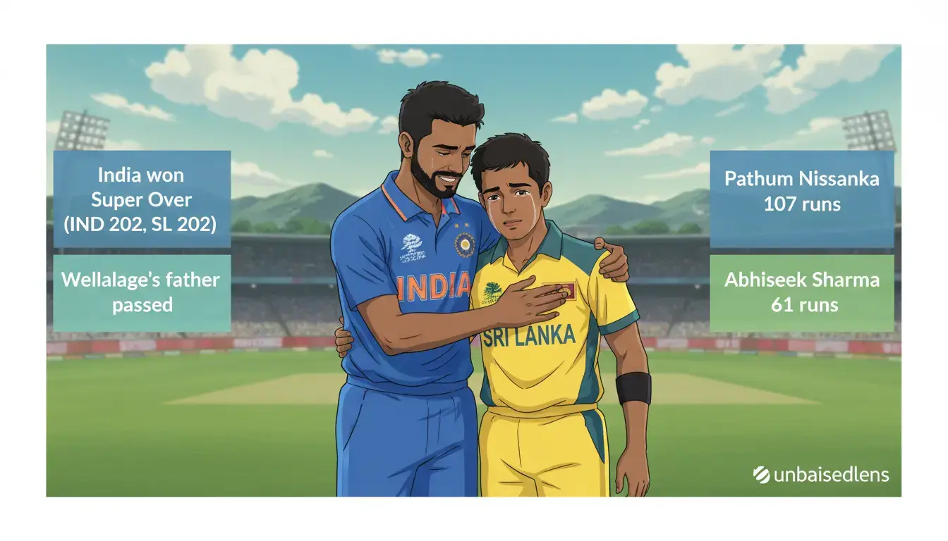 Featured image for unforgettable sportsmanship article: Cricket’s Heartbeat: Yadav’s Comfort Goes Viral