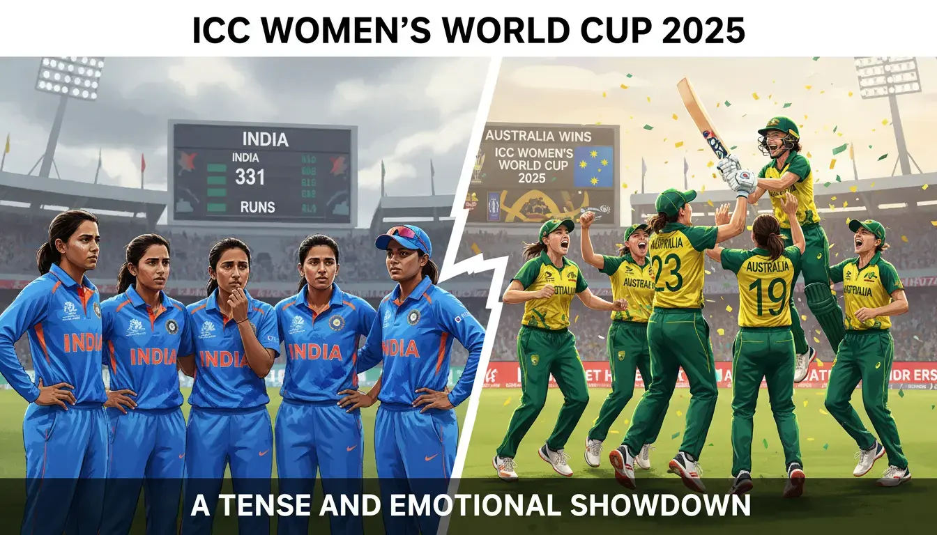 Australia's Record 331 Chase Stuns India; Women's World Cup Semi-Final Hopes in Danger