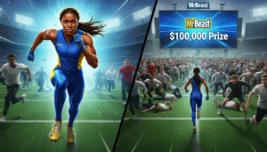 World's Fastest Woman Dusts 100 Men for $100K; MrBeast Video Hits 50M Views