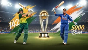 AUS Chase Record 331 vs IND; Healy's 142 Stuns as Mandhana Hits 5000 Run Milestone