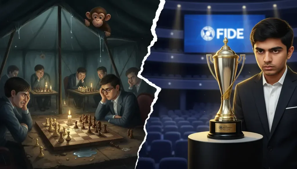 Indian Chess Chaos: Monkeys & Power Cuts at Nationals Spark FIDE World Cup Fears