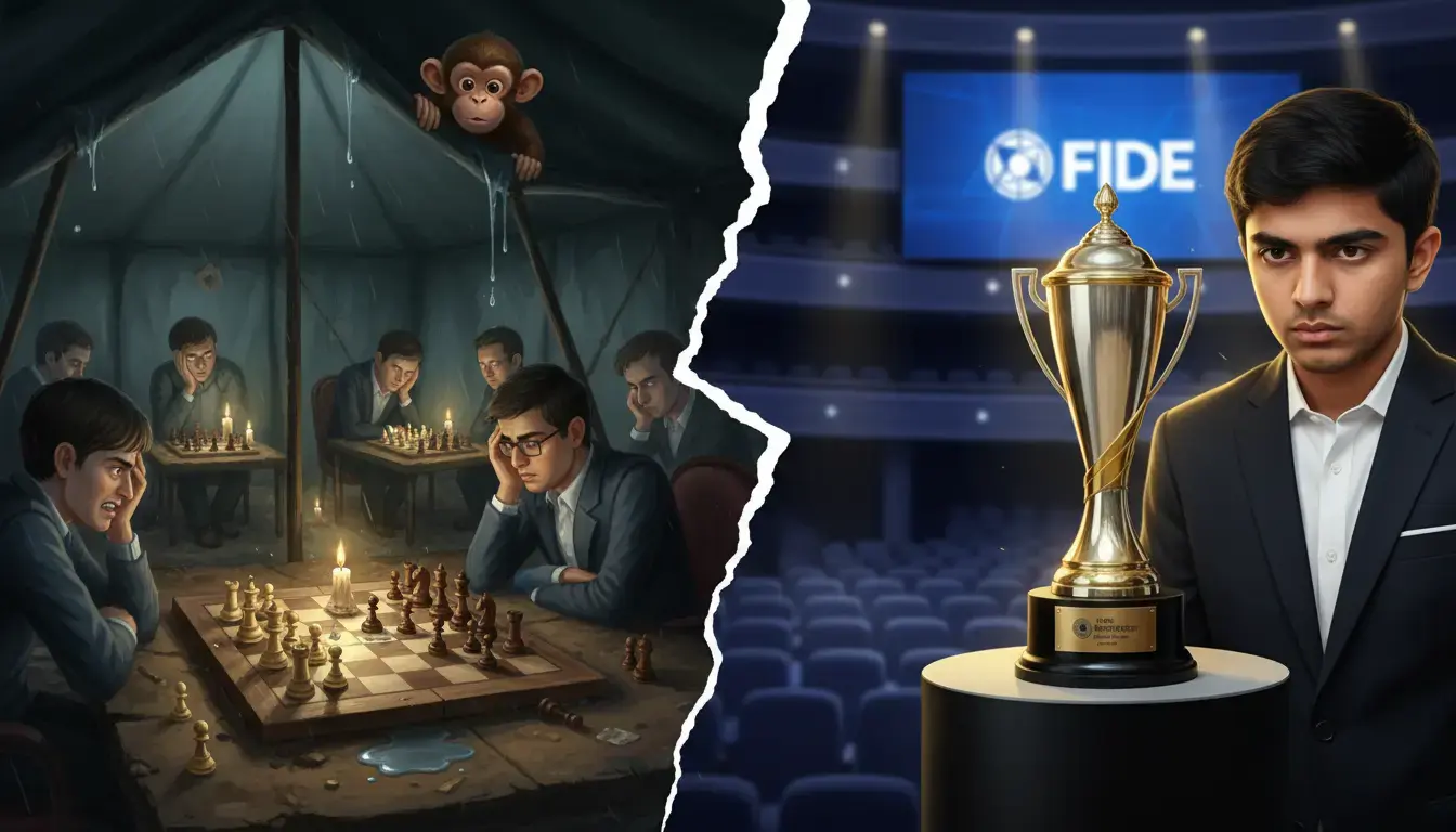 Indian Chess Chaos: Monkeys & Power Cuts at Nationals Spark FIDE World Cup Fears