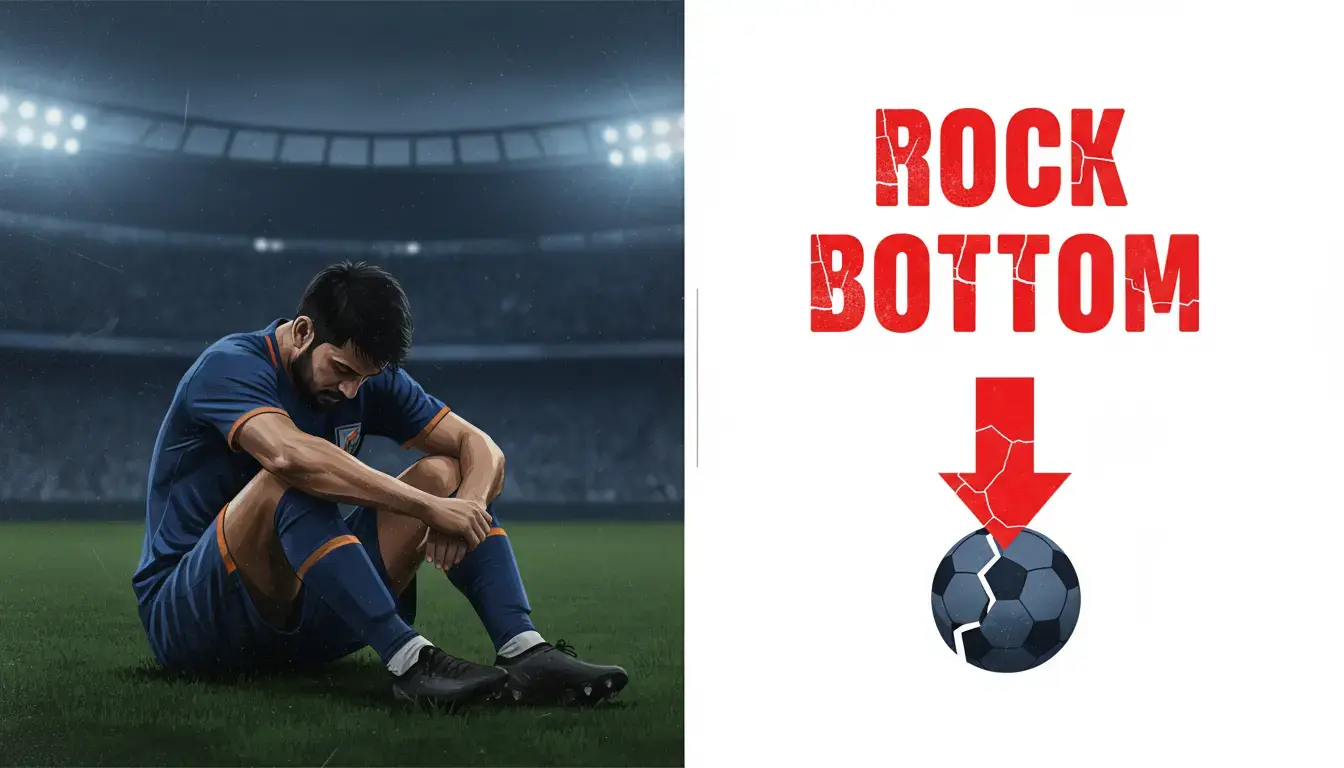India Out of AFC Cup 2027: Shock 2-1 Loss to Singapore Sparks 'Rock Bottom' Crisis