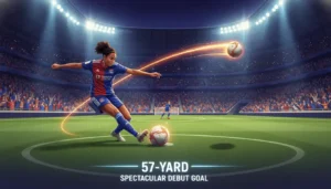 Yohannes, 18, Stuns Europe with 57-Yard Champions League Debut Goal; USWNT Call-Up on Same Day