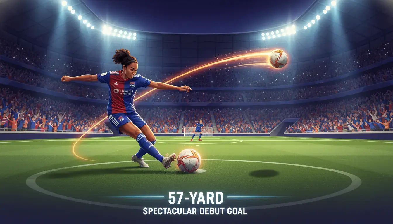 Yohannes, 18, Stuns Europe with 57-Yard Champions League Debut Goal; USWNT Call-Up on Same Day