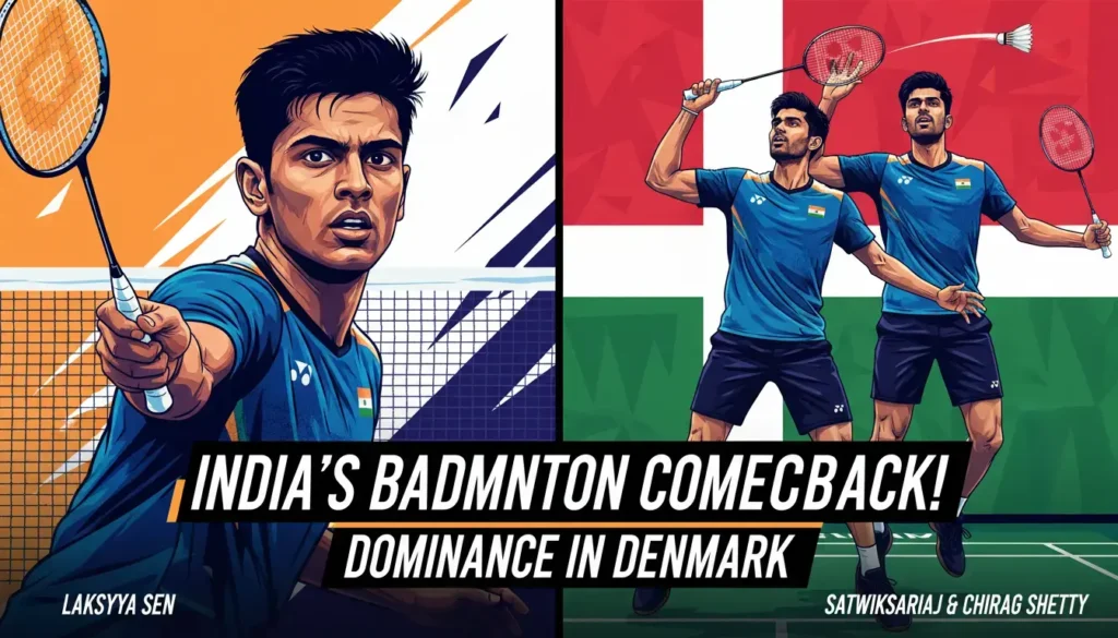 Denmark Open: Satwik-Chirag & Lakshya Sen Stage Thrilling Comebacks; Enter Round of 16