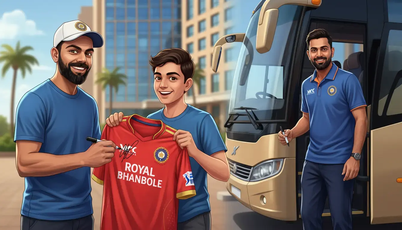 Rivalry Aside: Rohit Sharma & Virat Kohli's Heartwarming Gesture for Pakistan Fan in Perth