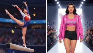 Suni Lee Swaps Olympics for Runway; Historic Victoria's Secret Debut with Angel Reese