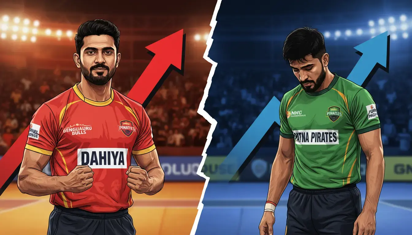 PKL 12: Bulls' New Captain Shines After 3 Wins; Patna Pirates' Playoff Hopes Dim After 40-32 Loss