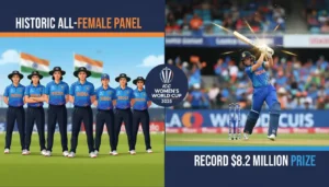 Historic All-Female Panel for Women's WC 2025; ICC Boosts Prize to Record $8.2M