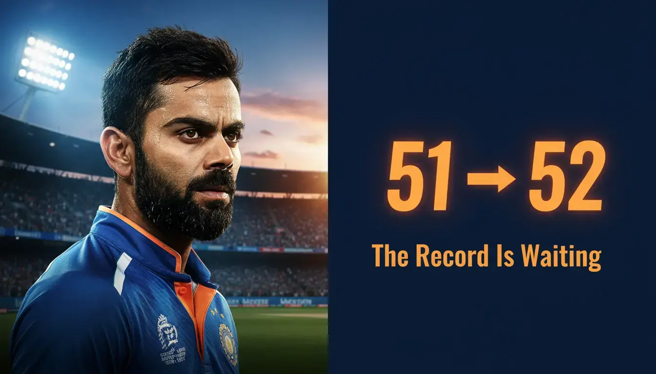 Virat Kohli Eyes 52nd ODI Century in Perth; Aims for World Record Untouched in 148 Years