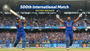 Rohit Sharma's 500th Match vs AUS; Set to Break Sachin & Afridi's Historic ODI Records