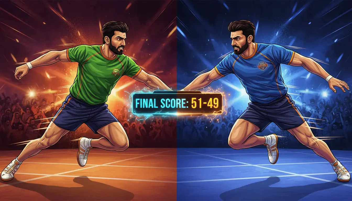 PKL S12 Record: Ayan Lohchab's 27 Pts Seal 51-49 Thriller; Patna Stuns Bengal in 100-Point Classic