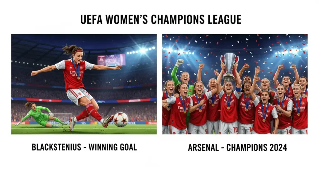 Arsenal Stuns Barcelona 1-0; Claims First Champions League Title in 18 Years