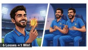 Shubman Gill Ends Toss Curse in 7th Test; Gambhir & Bumrah's Epic Reaction Goes Viral