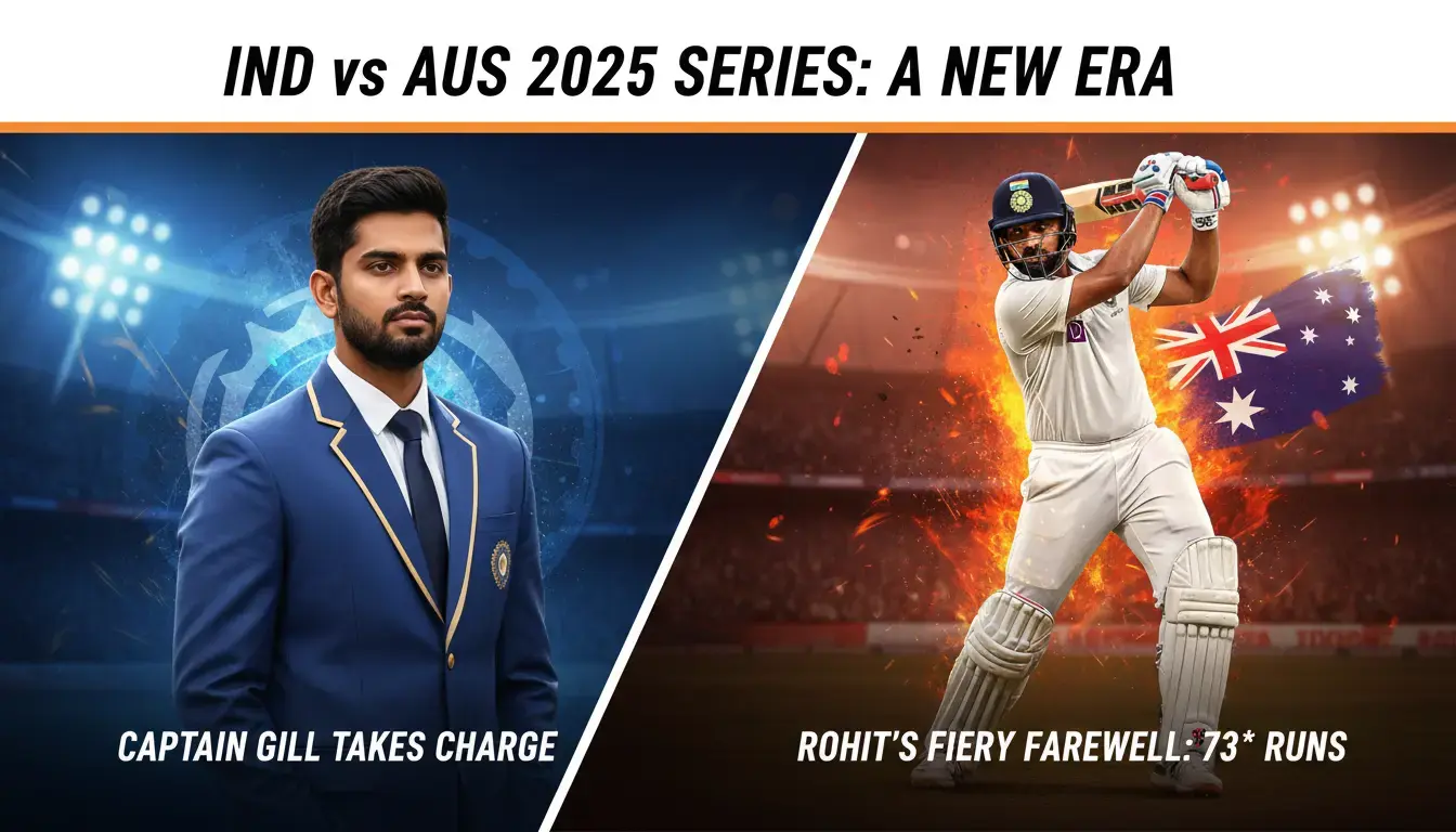 Rohit Sharma Hits 73 After Captaincy Change; Gill Denies Rift in IND vs AUS Series