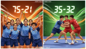 India Wins Double Kabaddi Gold at Asian Youth Games; Girls Crush Iran 75-21