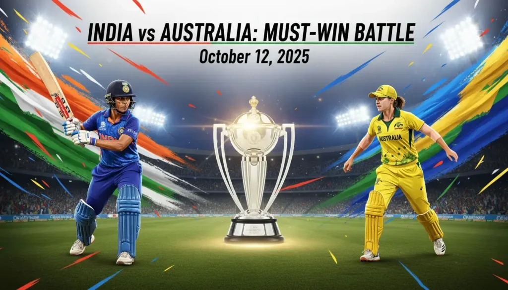 India's World Cup Fate on the Line; Must-Win vs Australia on Oct 12 After Shock SA Loss