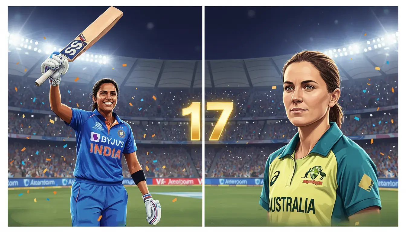Smriti Mandhana Hits 17th Ton, Equals Meg Lanning's World Record; India Storms into World Cup Semis