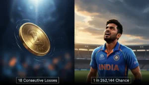 India's Historic Toss Curse: 18 Straight ODI Losses After 1 in 262,144 Odds vs Australia