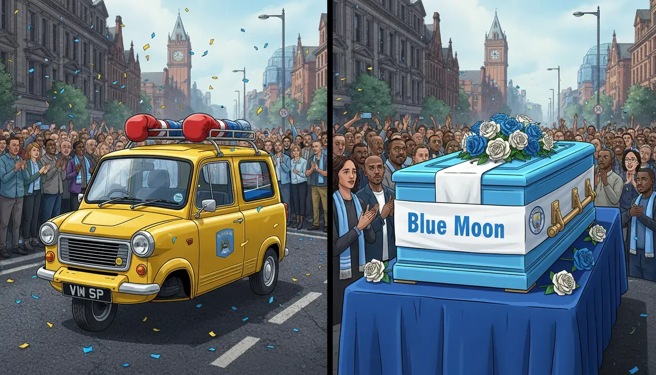 Ricky Hatton's Funeral: Sky-Blue Coffin & Reliant Robin Give 'People's Champion' Final Send-Off