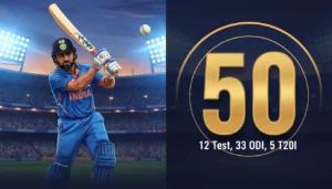 Rohit Sharma Hits 50th Int'l Century; Joins Sachin & Virat in Historic Club