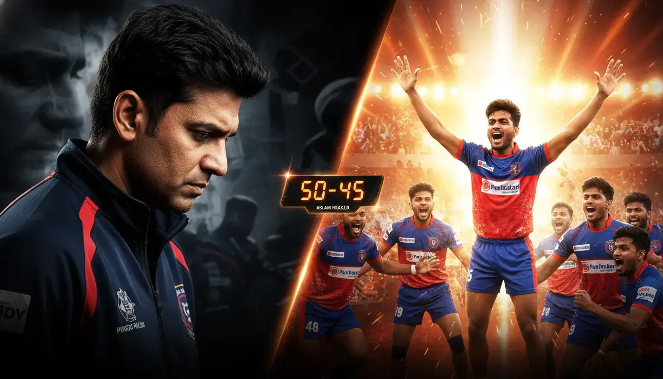 Coach Ajay Thakur Almost Retired; Puneri Paltan's 50-45 Win Saves His PKL Career