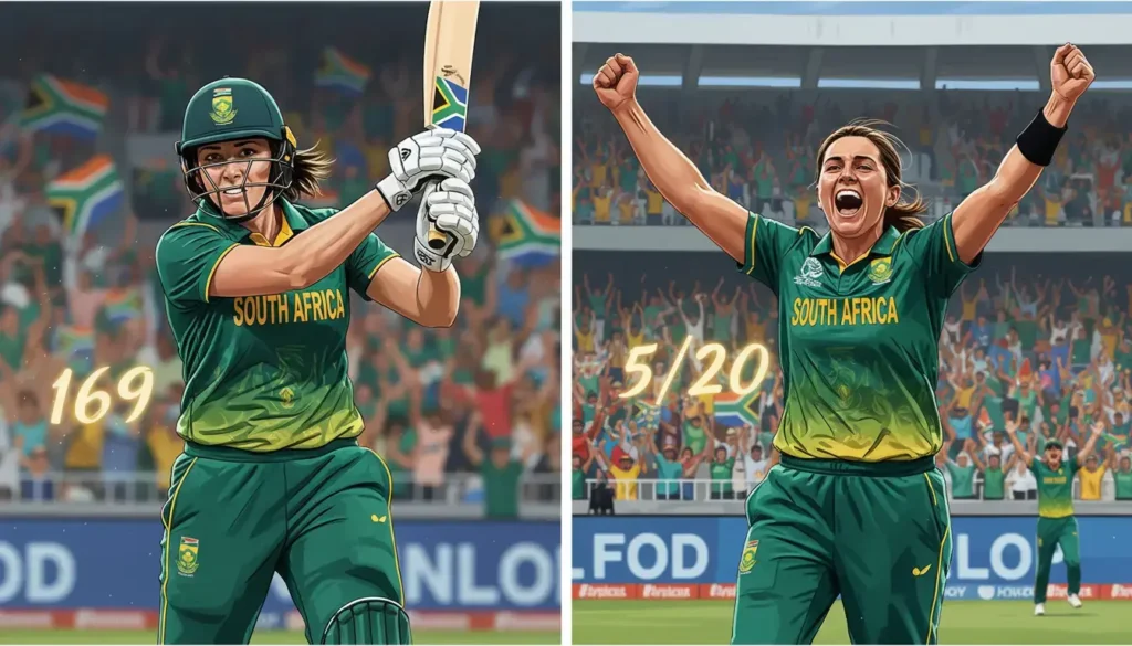 SA Makes CWC25 History: Wolvaardt's 169 & Kapp's 5/20 Crush England by 125 Runs