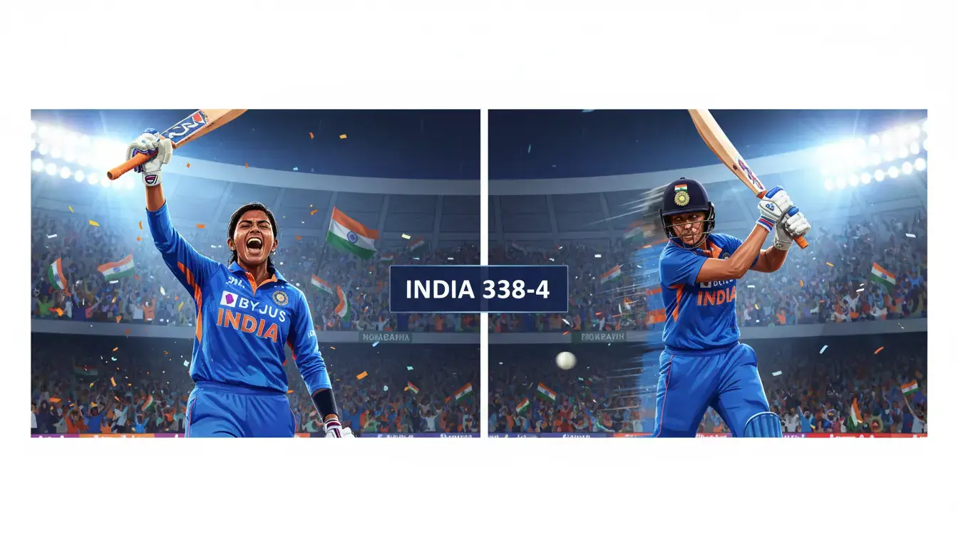 India's Historic 338-Run Chase: Jemimah & Harmanpreet Stun Australia in World Cup Shocker
