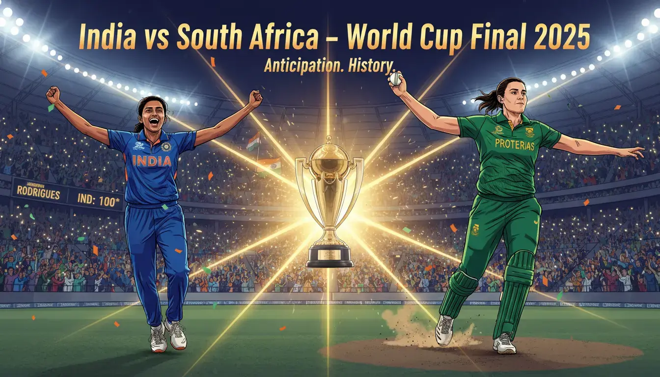 India vs SA WC Final 2025: New Champion Set for Nov 2; False 'India Won' Report Creates Buzz