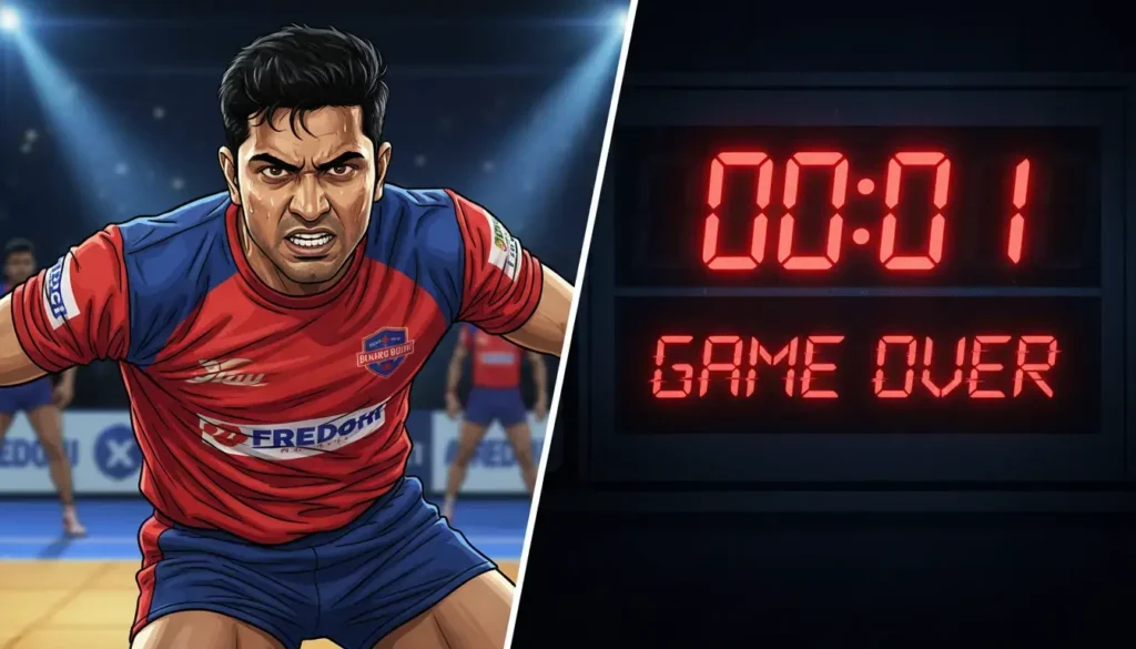 PKL Clock Error Gifts Bengal 37-36 Win; Delhi Protests ‘Game Over’ Call in Dramatic Finish