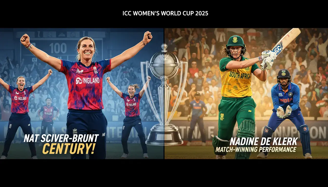 WWC 2025: SA Stuns India with 3-Wicket Win; England & Australia Dominate Semi-Final Race