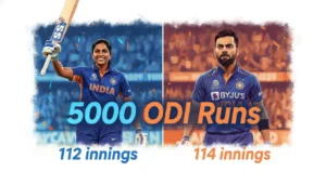 Smriti Mandhana's 1000-Run Record: Beats Virat Kohli to 5000 ODI Runs in Just 112 Innings