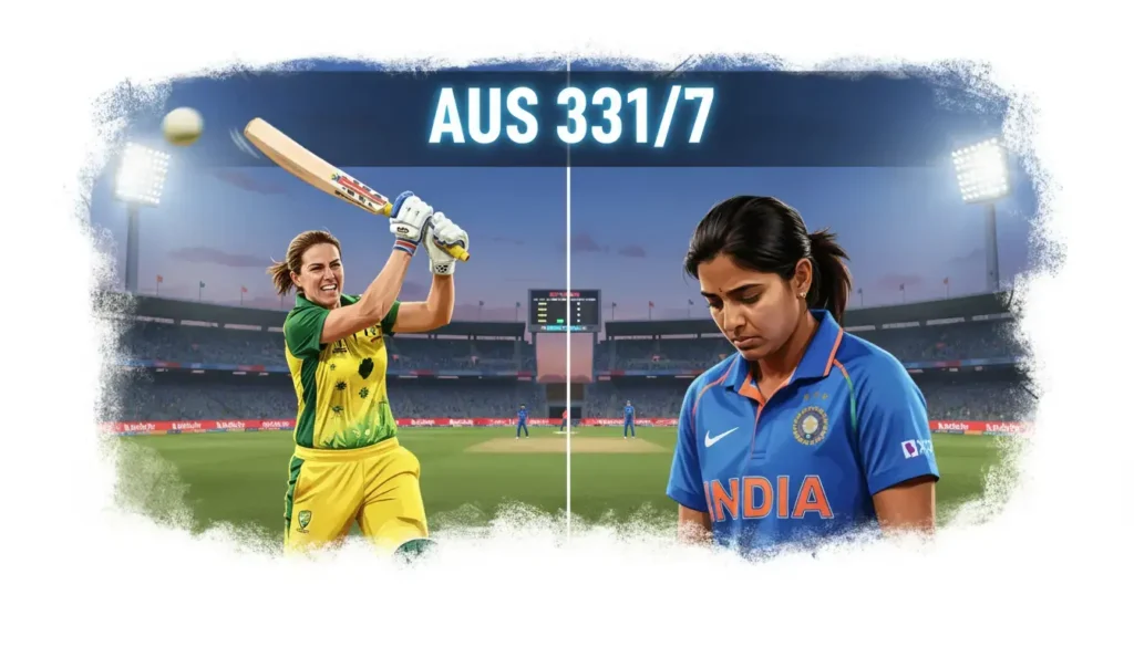 AUS Shatters Record with 331 Chase vs IND; Kaur Blames Collapse in Women's World Cup 2025
