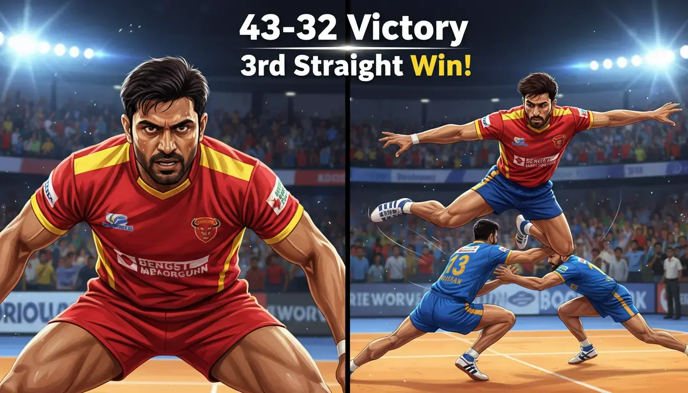 Bulls Coach Declares Final Run After 43-32 Win; Yogesh Dahiya Hailed as Leader