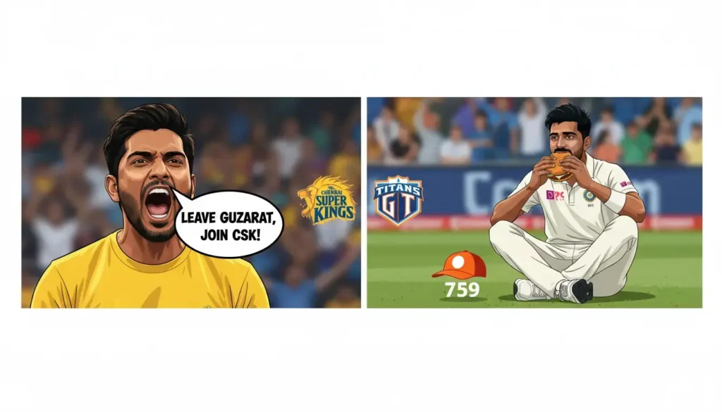 Fan to Sai Sudharsan: 'Leave Gujarat, Join CSK!'; IPL 2026 Buzz Explodes During Delhi Test