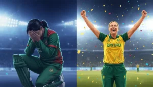 Tears in Dressing Room: Bangladesh's WC Dream Crushed by SA's 3-Wicket Thriller