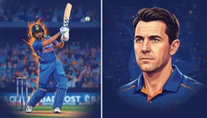 Gillespie Stunned by India's Batting Order: 'Don't Know Why Sundar Is Batting Below Axar Patel'