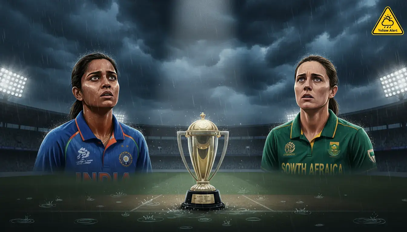 Women's World Cup Final Washout? India & SA May Share Trophy After Yellow Alert in Mumbai