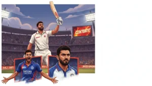 Ranji Trophy 2025: Ex-KKR Star Hits Maiden Ton; SRH Pacer Bags Fiery 6-Fer for Delhi