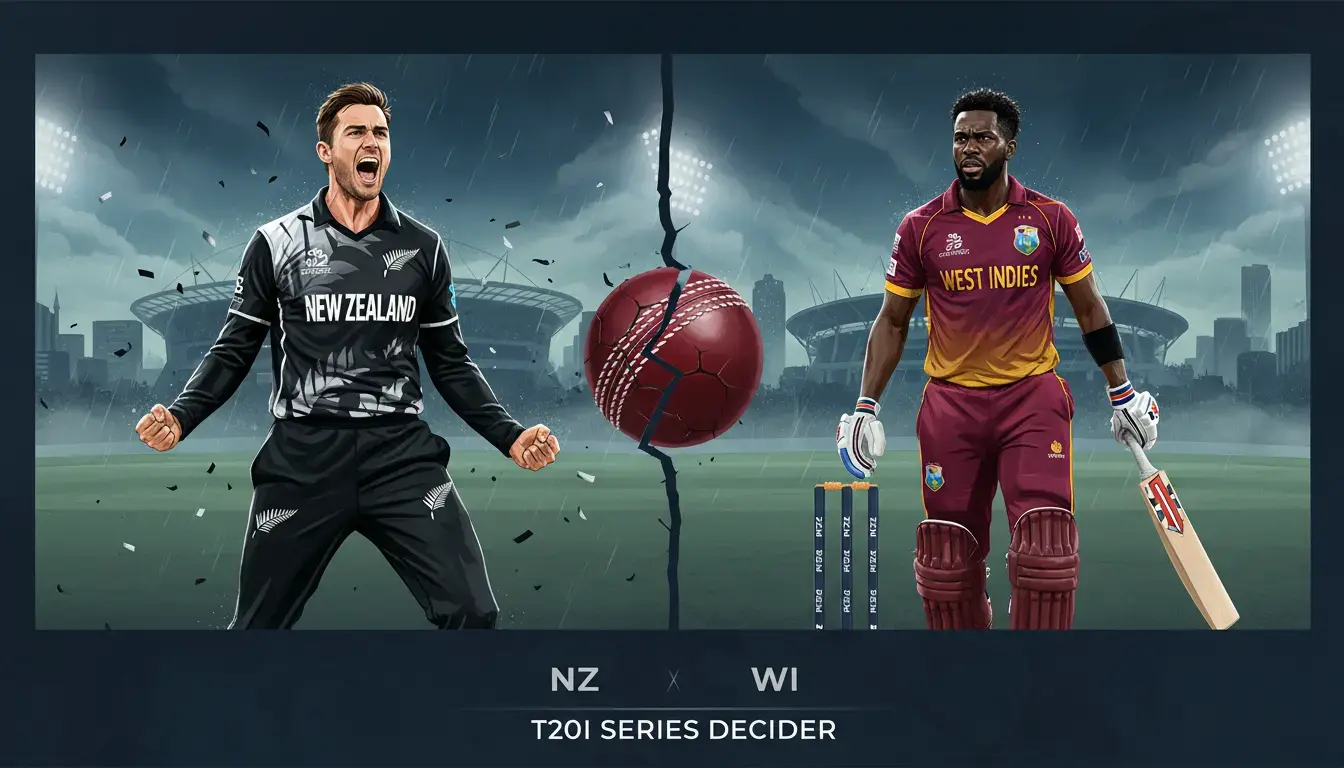 NZ vs WI: Black Caps Lead 2-1; Dunedin Decider Set for Nov 13