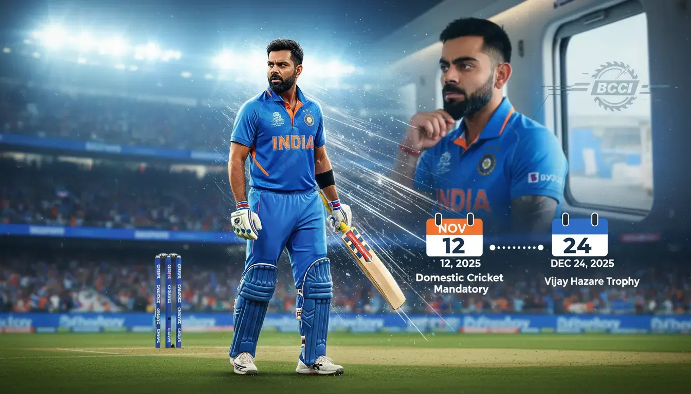 BCCI Mandates Domestic Play for Kohli, Rohit; 'Hitman' Confirms Vijay Hazare Return