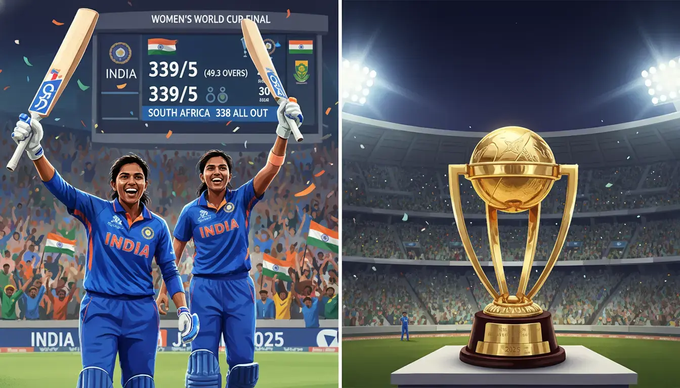 India vs SA World Cup Final: Team India Chases Maiden Title After Historic 339-Run Chase